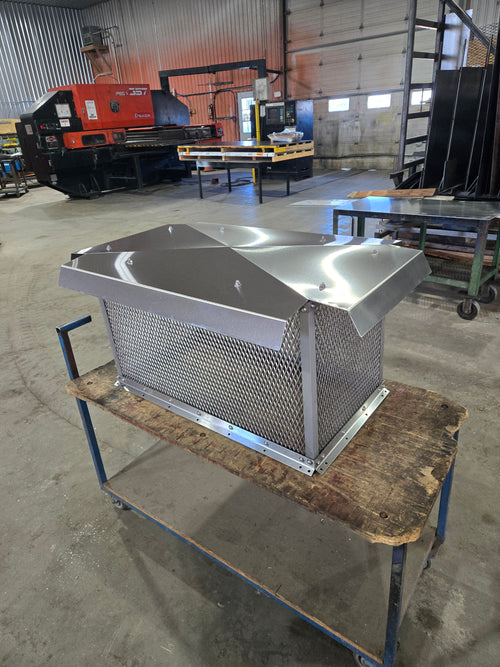 Custom Stainless Steel Fabricated Chimney Guards