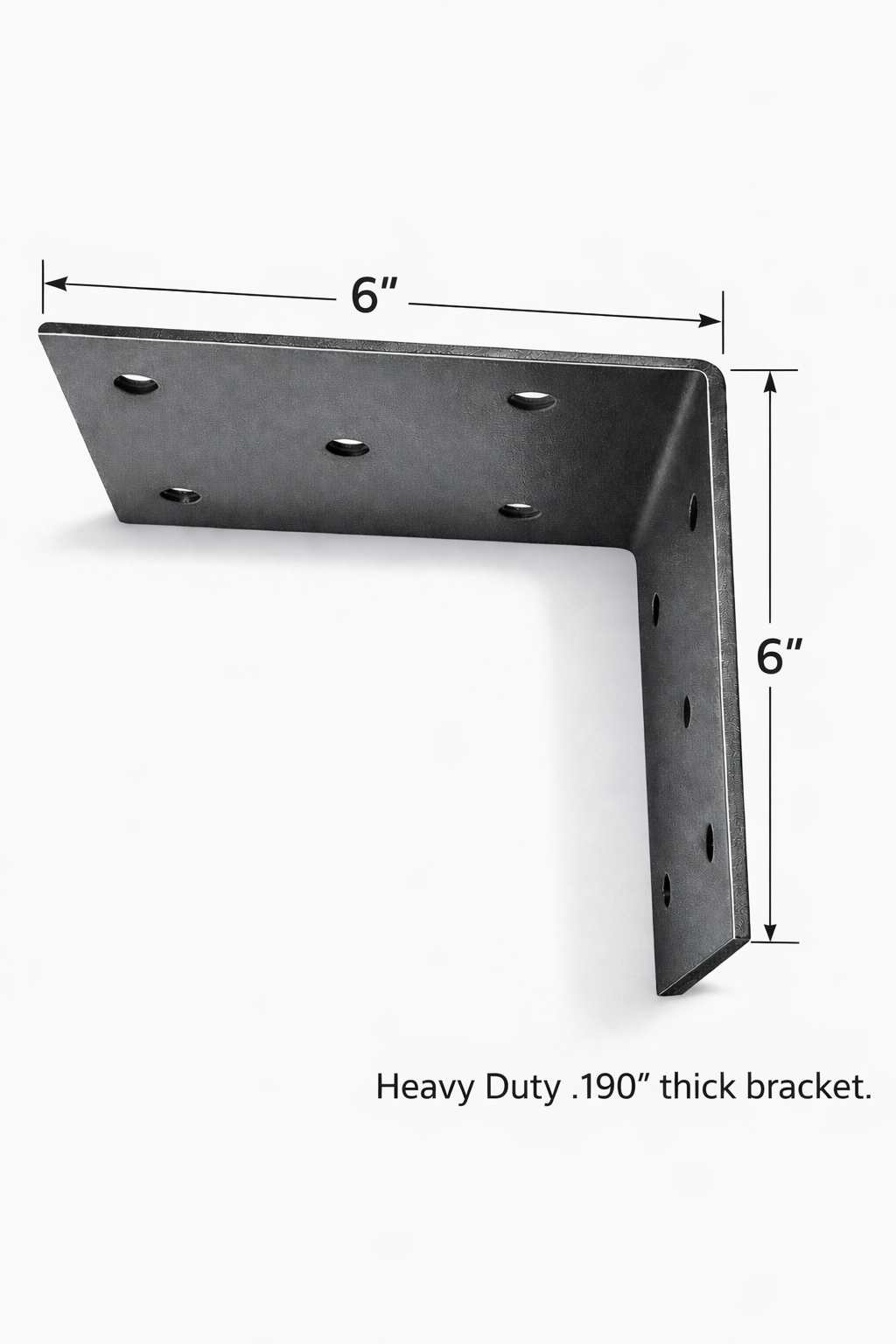 Metal Bracket 6x6x5x.188 Heavy Duty (8 Pack)